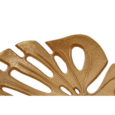 Monstera Large Gold Finish Leaf Dish | Prato