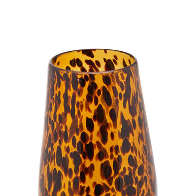 Small Tortoise Shell Effect Vase | Celia