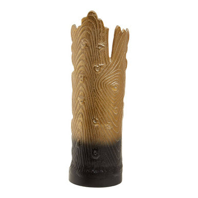 Black and Gold Finish Large Ombre Candle Holder | Deomali