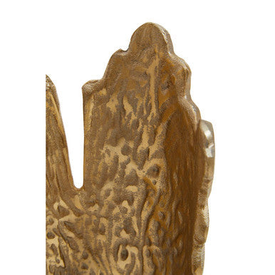 Black and Gold Finish Large Ombre Candle Holder | Deomali