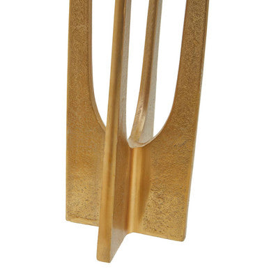 Large Gold Finish Candle Holder | Dante
