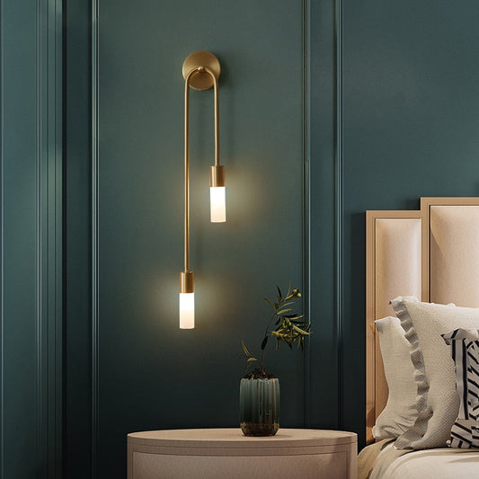 Spire Sleek LED Wall Light 12W Warm White Modern Metal G9 Bulb