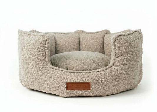 THE COTSWOLD | LUXURY HIGH WALL BOUCLE DOG BED